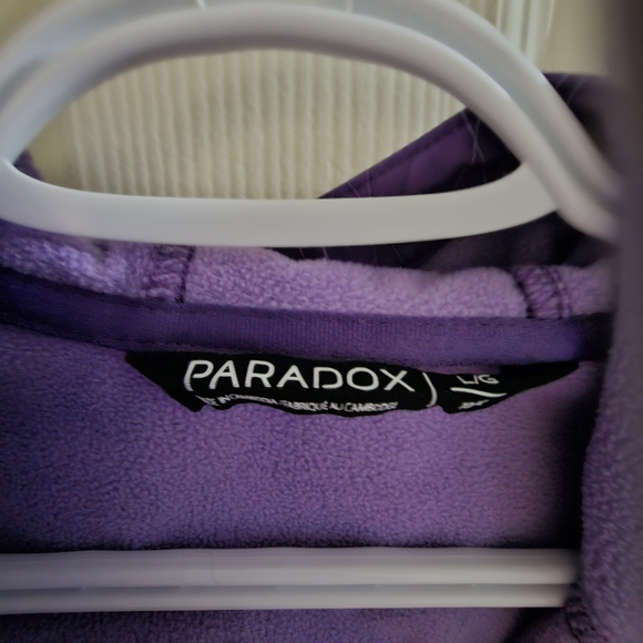 Paradox Kids Purple Soft Shell Spring/fall Jacket - Picture 4 of 4